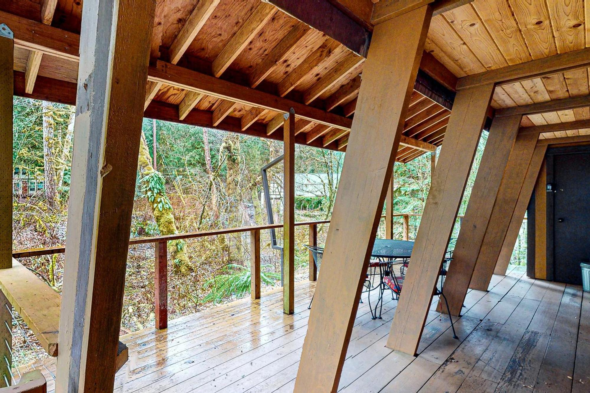 Creekside Cabin Rhododendron Exterior photo